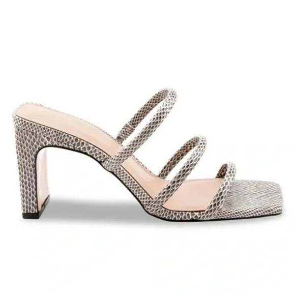 BCBGENERATION | Falla Faux Leather Strappy Slide Sandals Size 10 - Picture 2 of 7